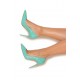 House Of CB Shop ♥ PARIS 4 Aqua Patent Leather Pointy Toe Heels - SALE